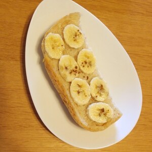 朝からしっかり栄養★バナナトースト